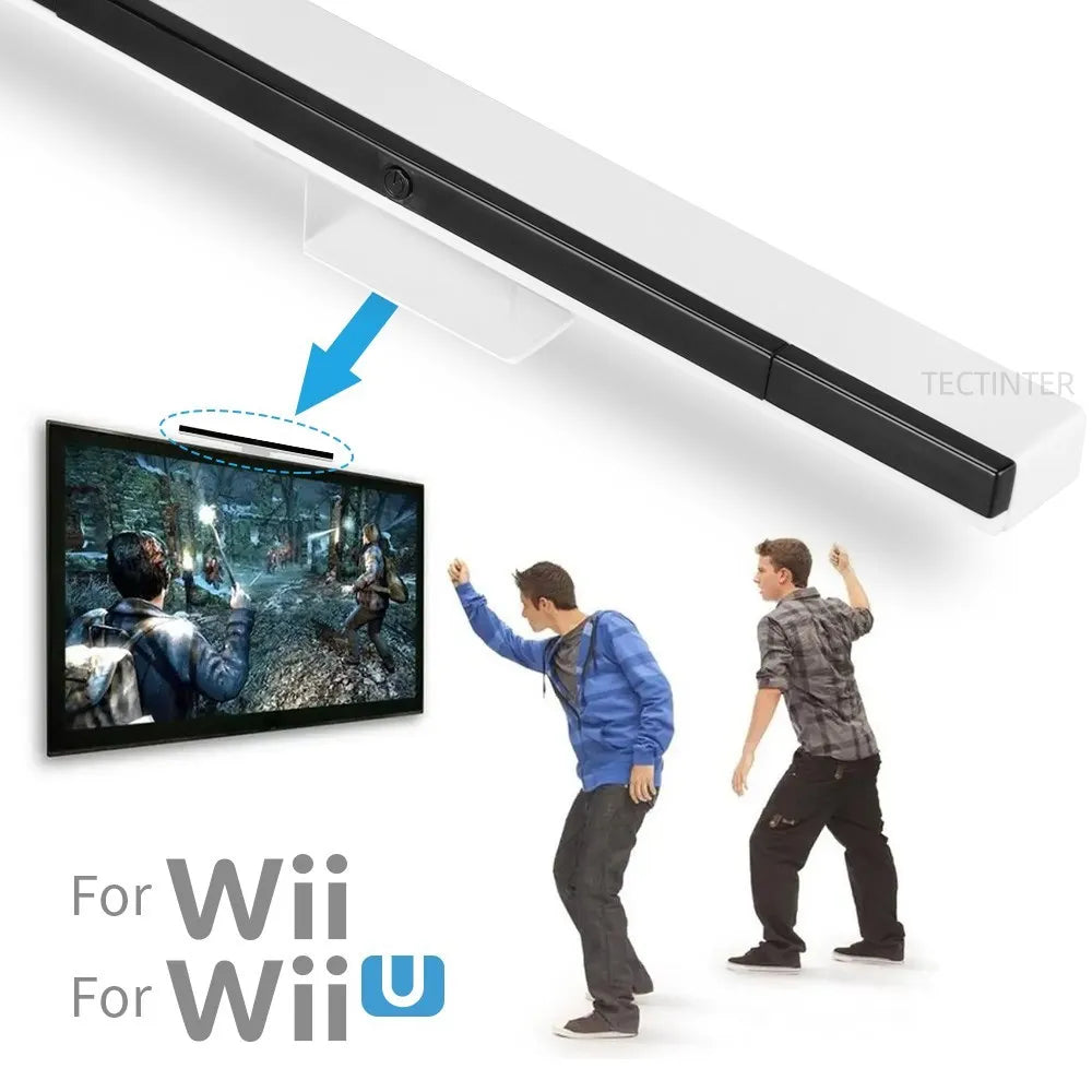 Wireless/Wired Sensor Remote Bar For Wii Receiver Sensor Bar For Nintendo Wii Infrared IR Signal Ray Sensor Receiver Bar