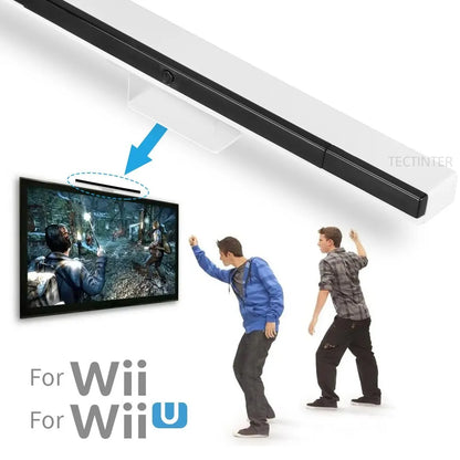 Wireless/Wired Sensor Remote Bar For Wii Receiver Sensor Bar For Nintendo Wii Infrared IR Signal Ray Sensor Receiver Bar
