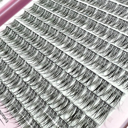 Big Capacity 32 Rows Self Grafting Mermaid Styled Sectioned False Eyelashes For Personal Fashionable Diy Use