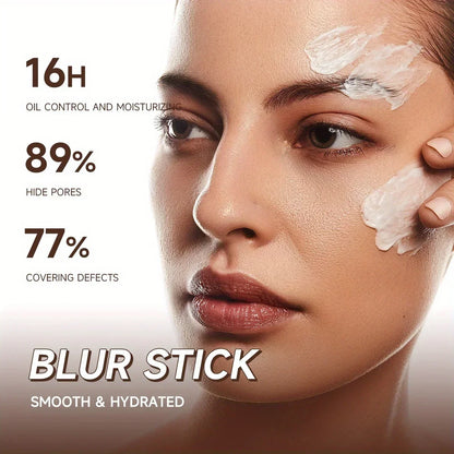 Invisible Pore Base Stick,Facial Makeup Front Milk,Facial Matte Stick,Natural Finish Concealer