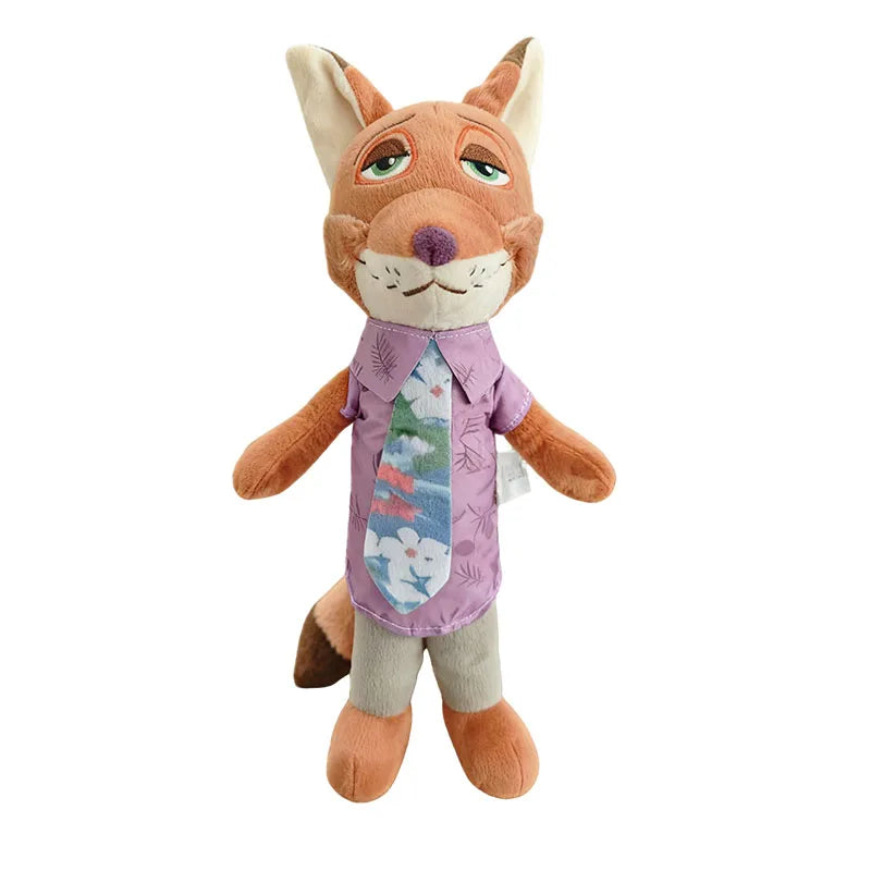 NEW Disney Cartoon Anime Movie Zootopia Plush Toy Fox Nick Wilde Rabbit Judy Hopps Doll Soft Stuffed Animals Xmas Gifts