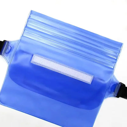 3-Layer High Waterproof Sealing Phone Dry Bag - Large Size Transparent Underwater Pouch for iPhone Mobile Phone