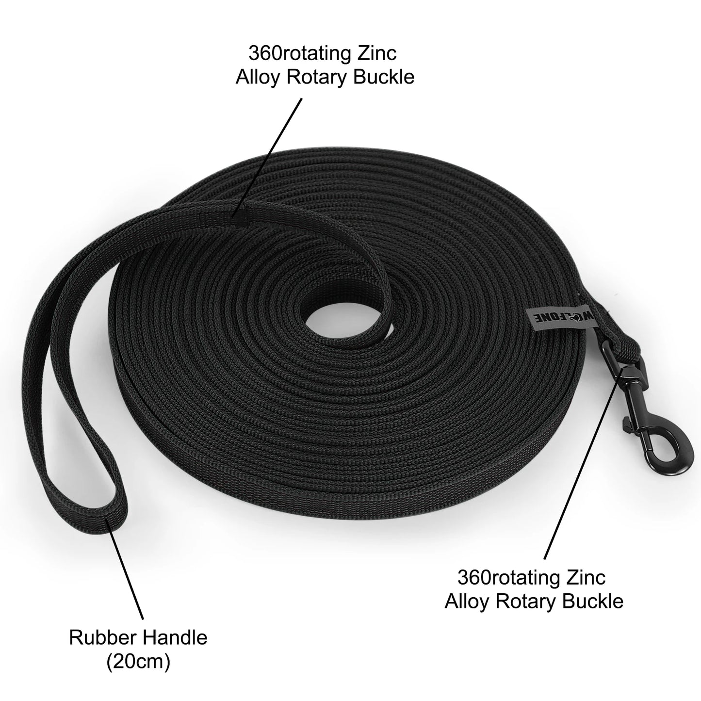 1.5M 5M 10M 15M Medium small Long Dog Leash 10M Latex Silk Easy and Convenient Training Big Dog Leashes