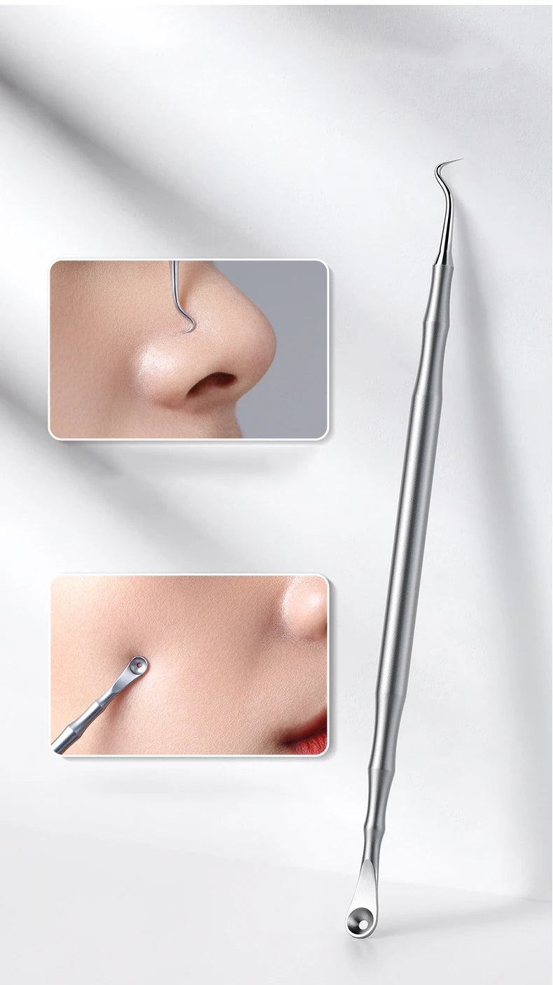 New German Ultra-fine Cell Pimples Blackhead Whitehead Clip Beauty Salon Special Remove Acne Fat Particles Needle Tool