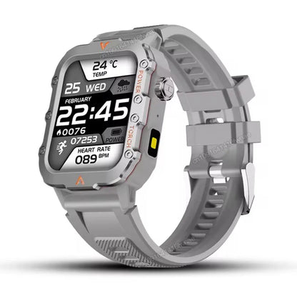 2025 Military Smartwatch GPS Men Flashlight Waterproof Outdoor Sports Tracker HD Bluetooth Calls Smart Watch New For Android IOS