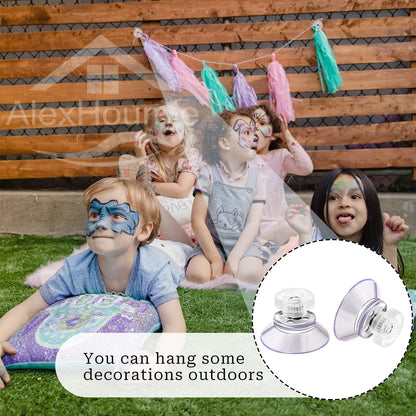 5/10Pcs Suction Cups with Screw 25/32/41/53mm Plastic Sucker Pad Holder PVC Sucker with Screw Nut for Bathroom Window Car Shade