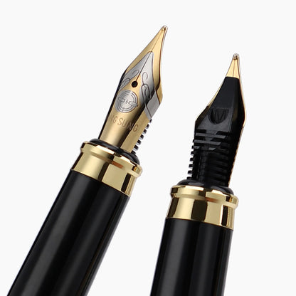 1 Pc Scrub Metal Pen, Lridium Tip Medium size 0.5mm, Office School Students for Men and Women Daily Writing Best Fountain Pen,