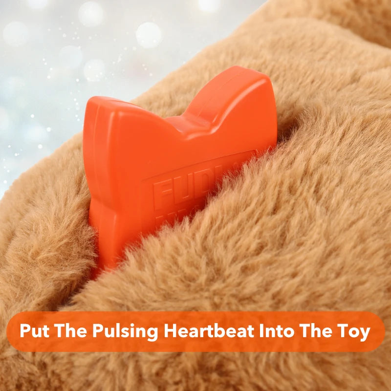 Plush Puppy Heartbeat Toys, Birthday Gifts, Rich Dog Puzzle Toys, Behavior Training, 16 Christmas