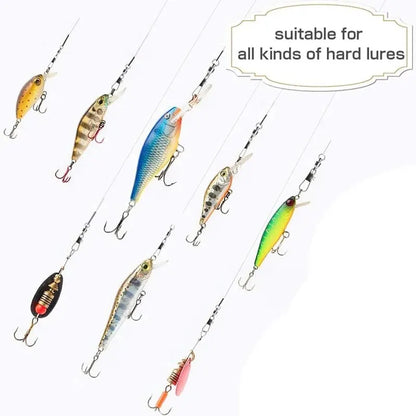 100Pcs/Set Fishing Connector Swivels Interlock Pin Pin Bearing Rolling Swivel Snap Swivel For Fishhook Carp Lure Accessories