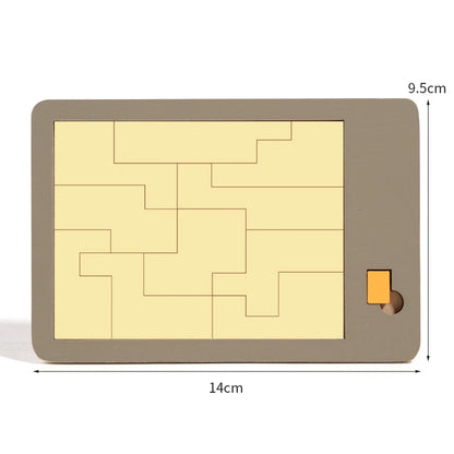 Wooden Geometric Puzzles Challenge Impossible Brain Burning Decompression IQ Mind Brain Teaser Jigsaw Puzzle for Adults Kids