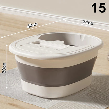 1Pcs Foldable Home Foot Bath Bucket Portable Foot Soak Foot Tub Massage Foot Wash Leisure Health Bucket Foot Bath Basin