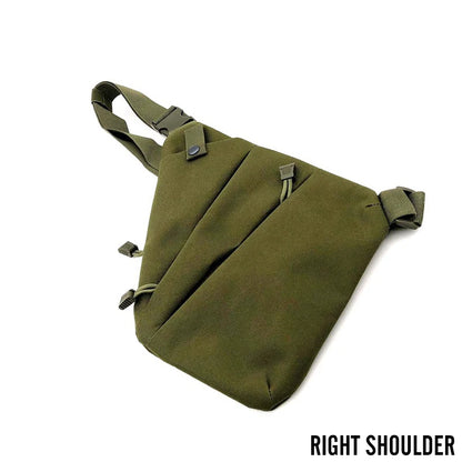 Multifunctional Concealed Tactical Storage Gun Bag Holster Men's Left Right Nylon Shoulder Bag Anti-theft Bag Chest Bag Hunting
