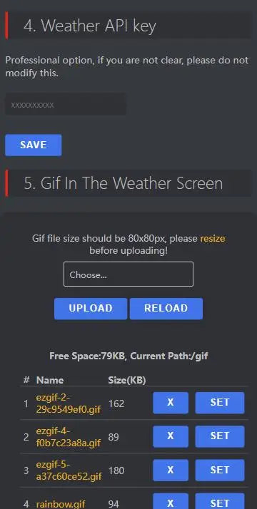 GeekMagic Ultra Smart WiFi Weather Forecast Station Bed Clock for Desktop Decoration, photo Album with Gif Animation