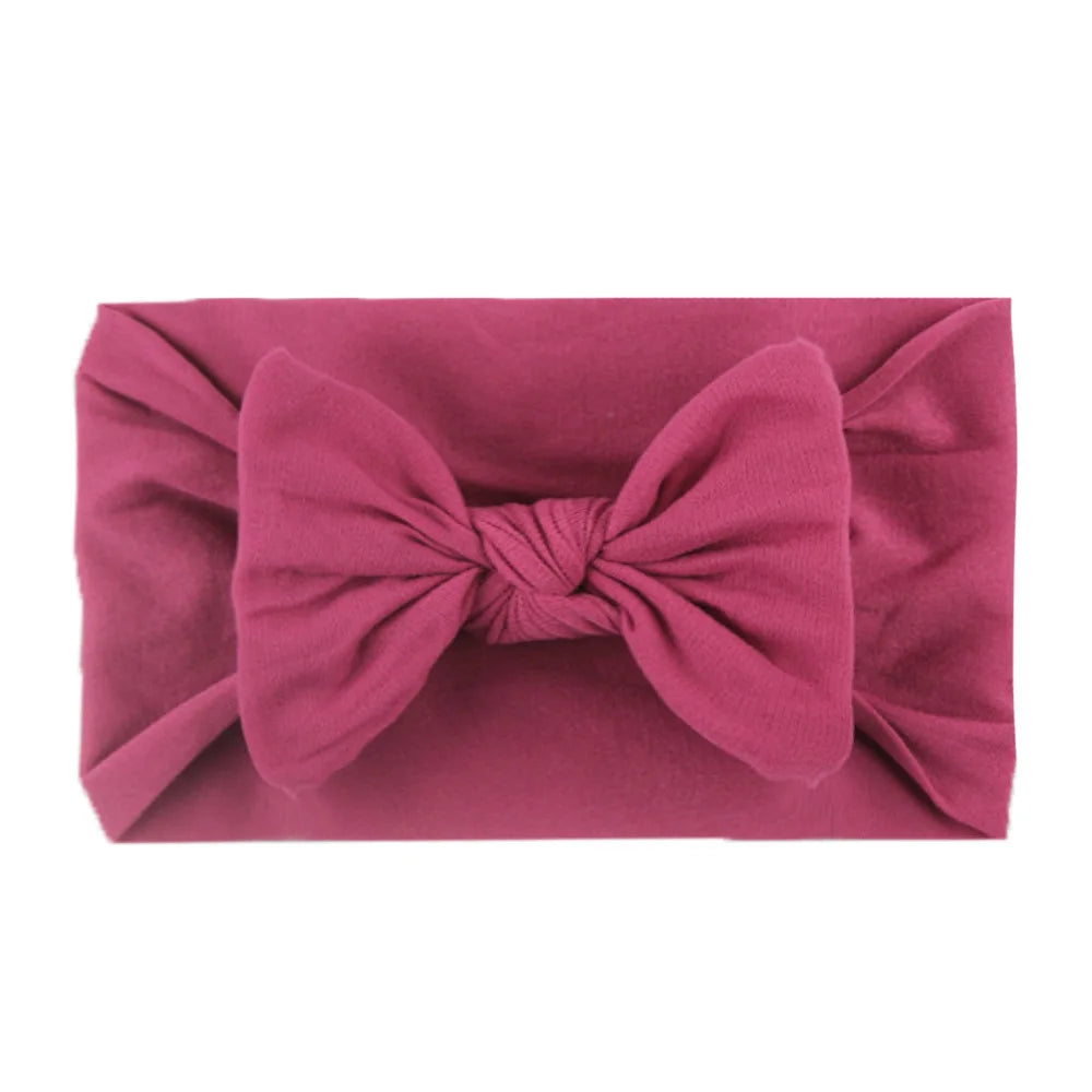 Baby Headband Girls Headwear Hair Accessory Bow Knot Bandage Infant Newborn Toddlers Clothes Kids Rabbit Ear Photo Props