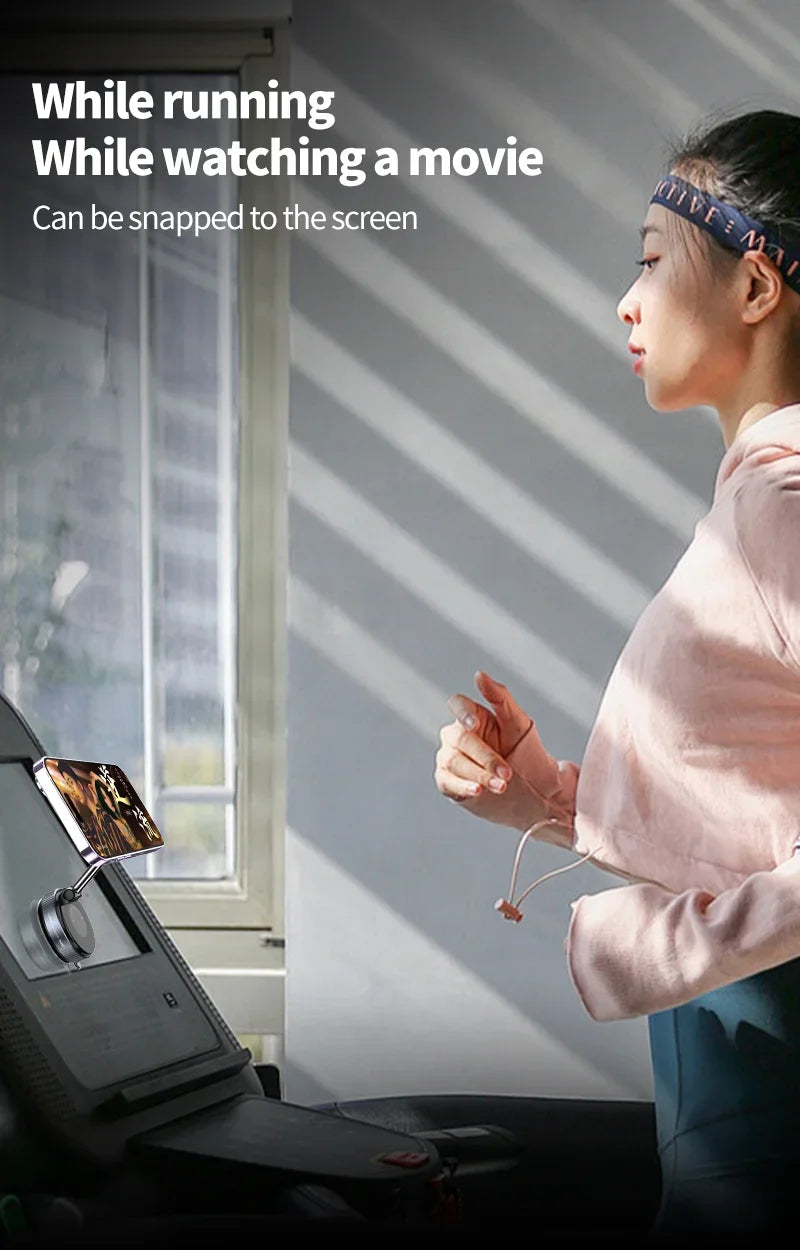 Vacuum Magnet Phone Bracket Multi-angles Adjustment Strong Magnetic Suck Design Foldable Car Holder For iphone Navigation Stand