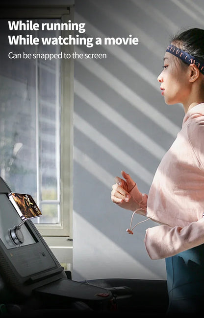 Vacuum Magnet Phone Bracket Multi-angles Adjustment Strong Magnetic Suck Design Foldable Car Holder For iphone Navigation Stand