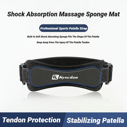 Patella Band Protection Kneecap Knee Tendon Support Strape Brace Adjustable Absorption Compression Pad Basketball