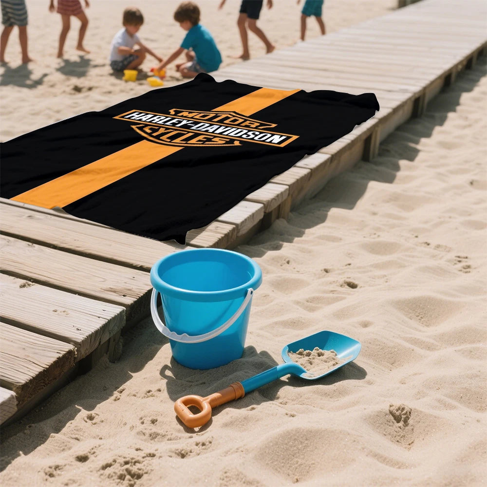 Luxury Redefined Harleys D-Davidson Quick Drying Bath Towel Microfiber beach towel light weight swimming camping yoga beach out