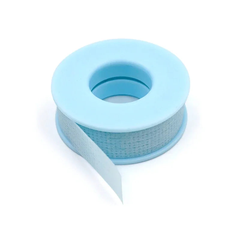 Non-woven silicone gel eyelash tape  breathable sensitive resistant blue/pink/purple/green/white eye pad Eyelash extension tools