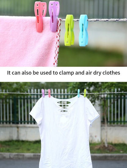 80/40/20PCS - Clothes drying clip, sock clip, windproof clip - suitable for drying clothes, socks, blankets, etc