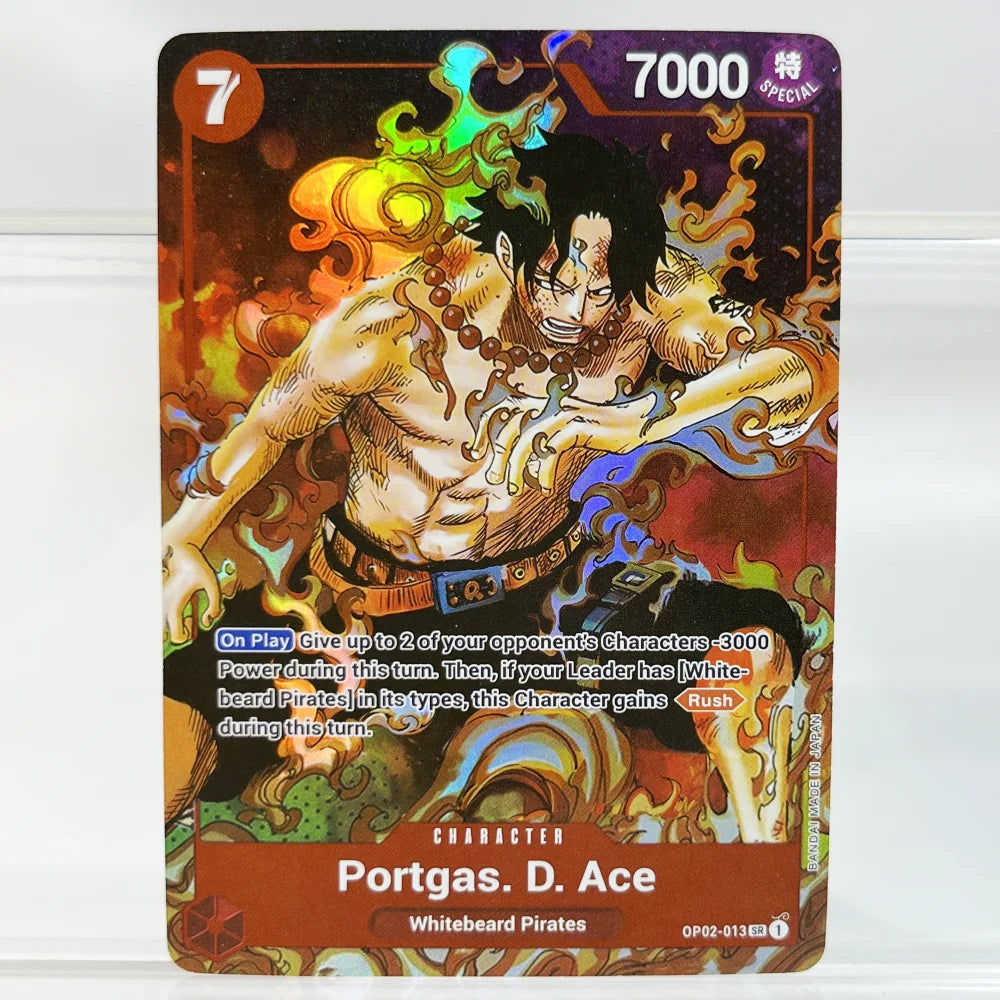One Piece OPCG Anime Card English Version Sabo/Portgas.D.Ace/Monkey.D. LUFFY Game Anime Collection Proxy Cards Collection Cards