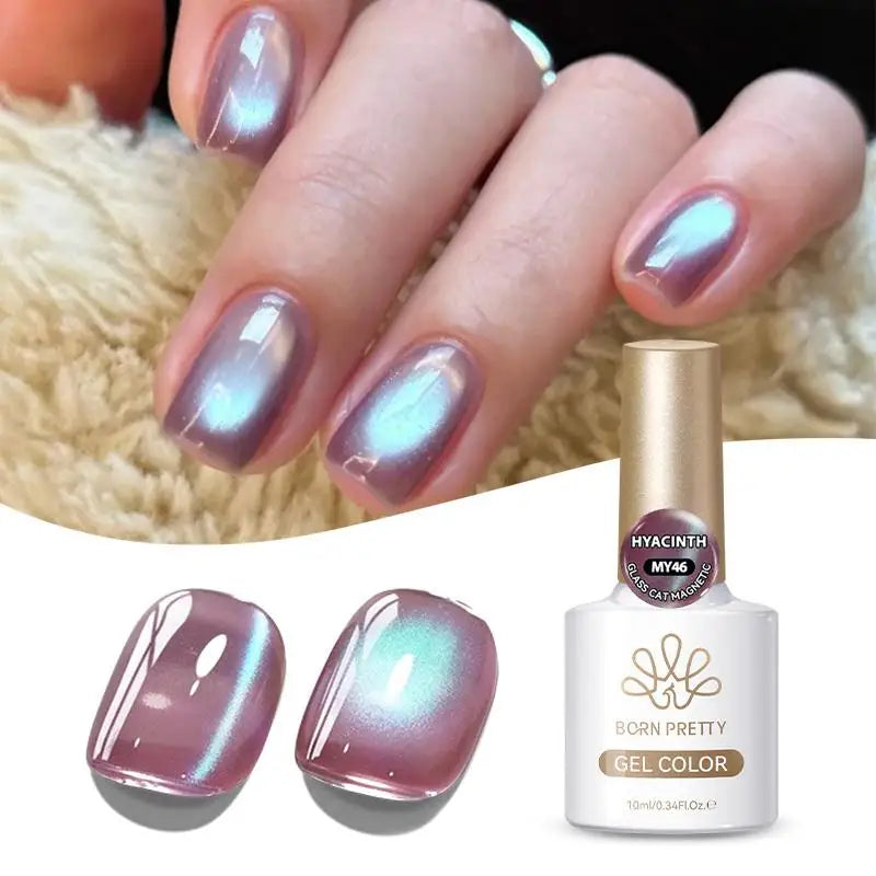 BORN PRETTY 10ml Brown Purple Black Red Cat Magnetic Gel Polish Manicure Soak Off UV Gel Nail Art Varnish Autunm Winter Nails