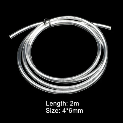 Aquarium CO2 Tube Pipe Oxygen Hose for Fish Tank Plant CO2 Generator Regulator Reactor System Kit Set Accessories PU 4*6mm 2m 5m