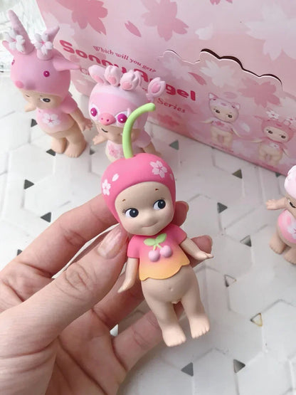Sonny Angel Cherry Blossom Series Pink Blind Box Toys Anime Action Figure Model Original Ornament Children's Birthday Gifts