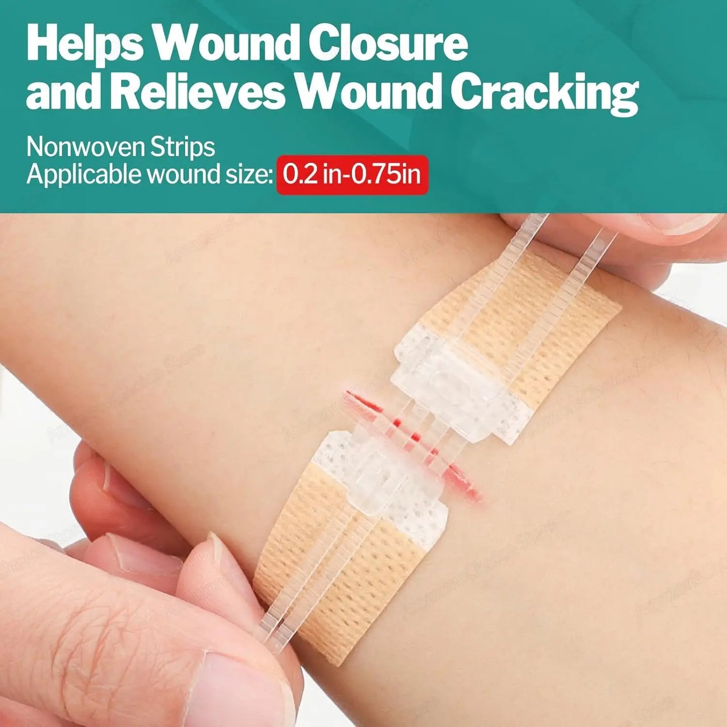 Sanke Rescue 1/14/28 Pack Wound Closure Strips Zipper Bandages Emergency Laceration for IFAK First Aid Kit Repair Wounds Device