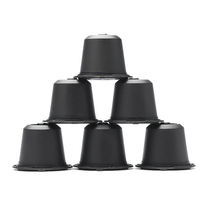 3/6PCS Refillable Reusable Nespresso Coffee Capsule Reutilisable Nespresso Pods with a Spoon a Brush