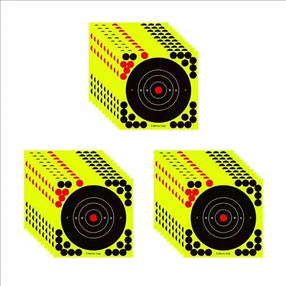 10/20/30/50PCS Splatter Target Stickers High Visibility Reactive Adhesive Paper Targets for Shooting Hunting Training Practice