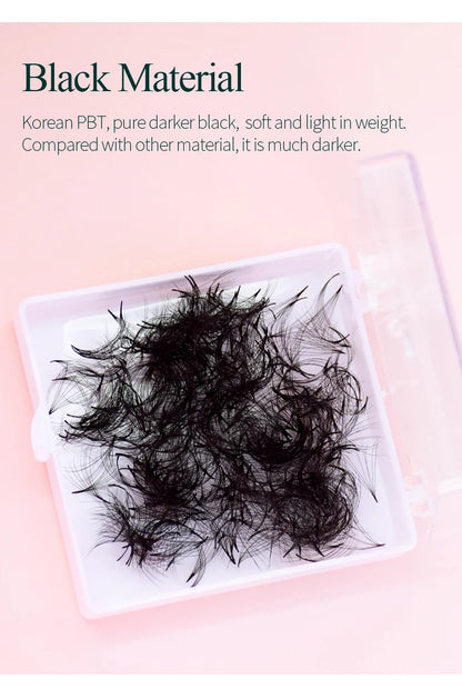 Song lashes Promade Fans 3D-10D07Pointy base loose fans Sharp thin root Korea PBT material 500 Fans Eyelash Extensions Choice