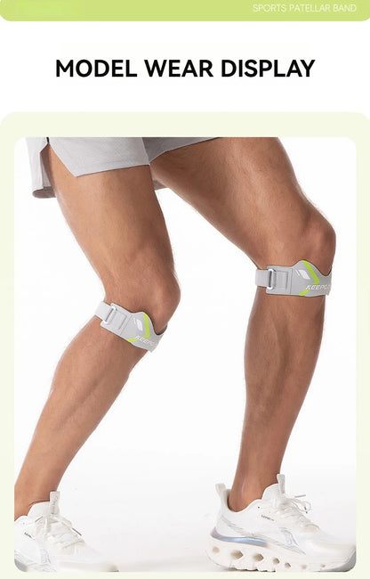 GTUBIKE 1PCS Patella Band Protection Kneecap Knee Tendon Support Strape Brace Adjustable Absorption Compression Pad Basketball