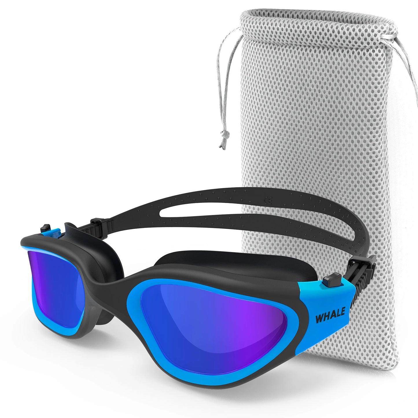 Adult Anti-Fog UV Protection Lens Men Women Swimming Goggles Waterproof Adjustable Silicone Swim Glasses Adults with Bag