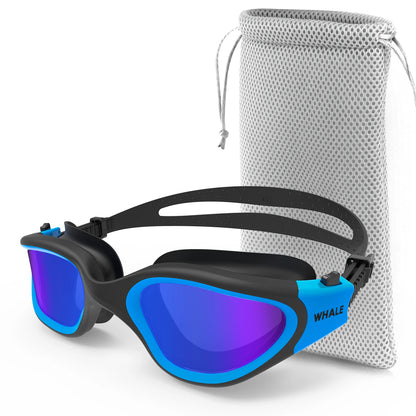 Adult Anti-Fog UV Protection Lens Men Women Swimming Goggles Waterproof Adjustable Silicone Swim Glasses Adults with Bag