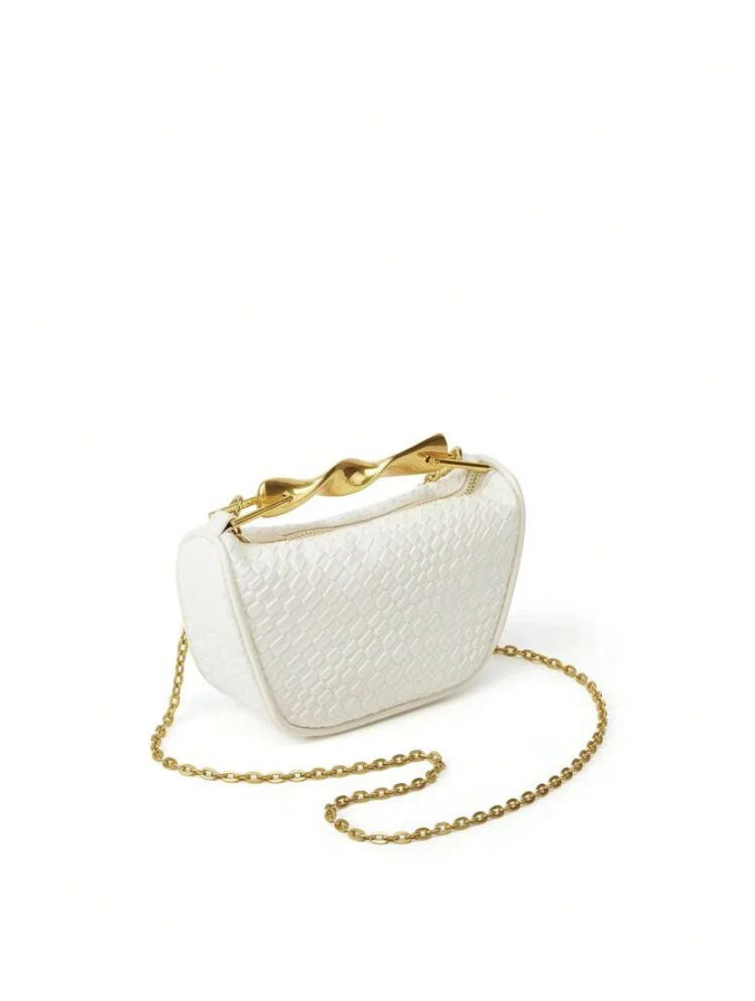Summer Half-Moon Beach Straw Shoulder Bags Women's Straw Bucket Bag Purse Woven Straw Handbags Casual Tote Crossbody Bag