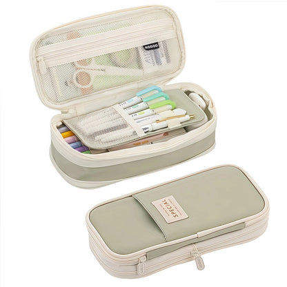 Large Capacity Pencil Case Stationery School Supplies Pencil Cases Pouch Office Desk Storage Bag Students Kids Pen Case Bags Box