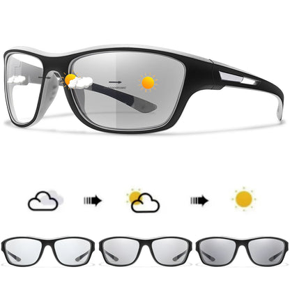 Photochromic Motorcycle Sunglasses Men Women Outdoor Cycling Driving Hiking Eyewear Fishing UV400 Protection Goggles
