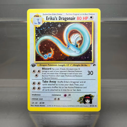 PKM Holographic Single Proxy Cards Lugia Charizard Venusaur Foil Game Collection Cards PTCG Kids Toys