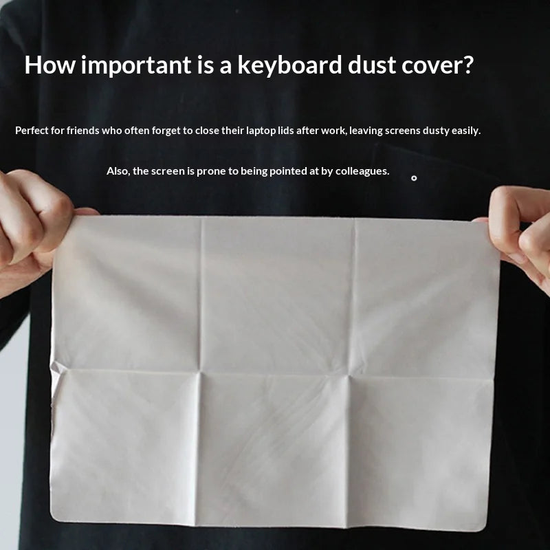 Microfiber Keyboard Dust Cover for MacBook Pro 15-16 inch Air 15 Dustproof Protective Cloth Ultra Thin Waterproof Keyboard Prote