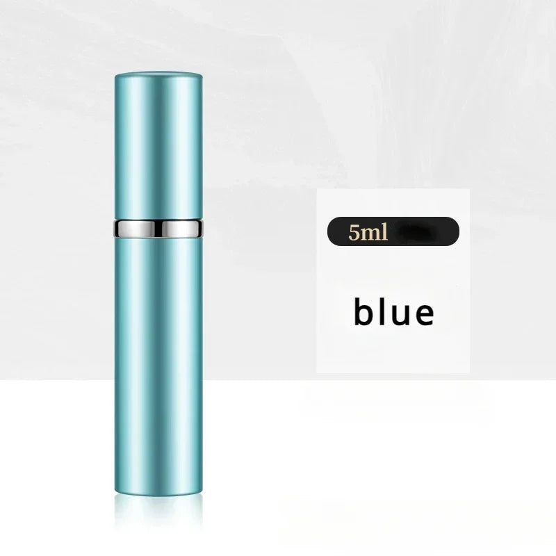 5ml Mini Portable Bottom-Filling Pump Perfume Refillable Spray Bottle Empty Cosmetic Containers Atomizer Bottle Travel Refill