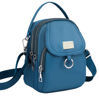 Neutral Style Shoulder Bag for Men and Women, Suitable for Travel and Photography It Is a Cross-Body Bag Made of Oxford Fabric.