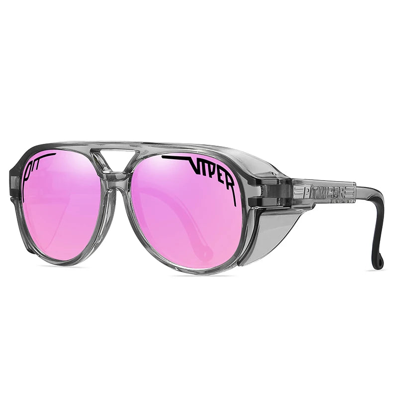 PIT VIPER Men Cycling Glasses MTB Bicycle Eyewear UV400 Road Bike Goggles Windproof Sport Women Sunglasses