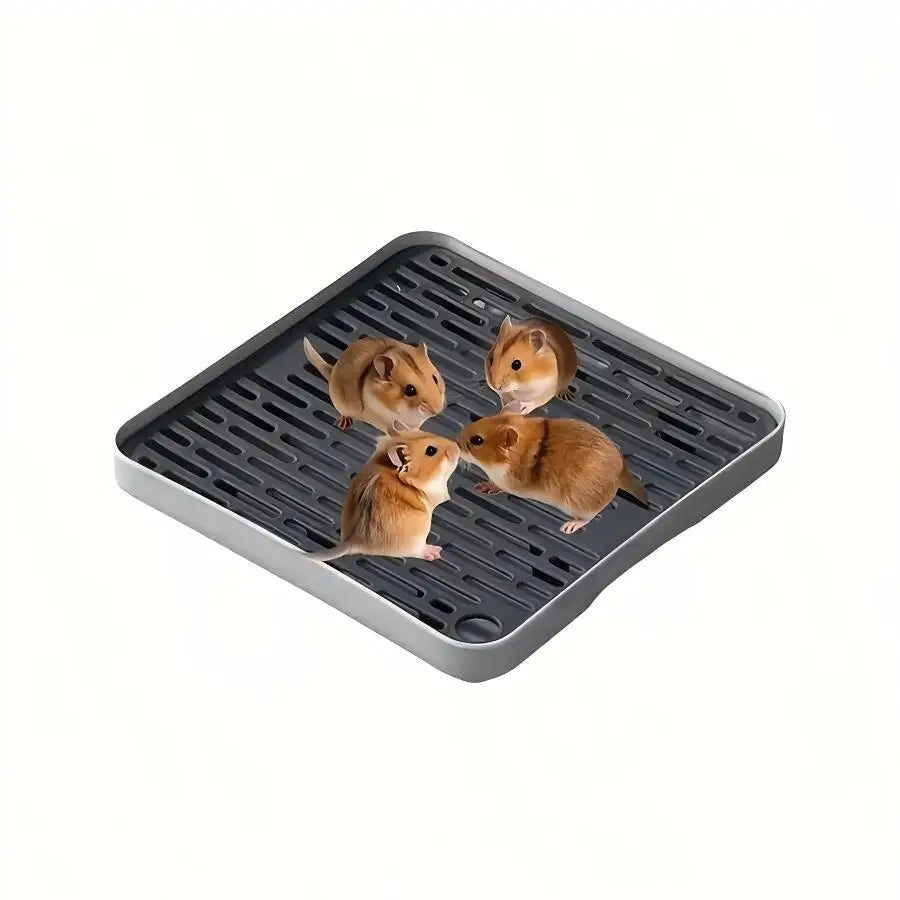 1pc Rabbit Litter Box Small Pet Toilet Tray Bunnie Corner Toilet Box For Ferret Hamster Dragon Cat Guinea Pig Dutch Pig Supplies