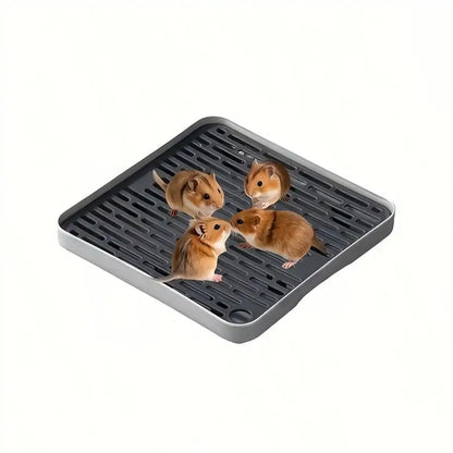 1pc Rabbit Litter Box Small Pet Toilet Tray Bunnie Corner Toilet Box For Ferret Hamster Dragon Cat Guinea Pig Dutch Pig Supplies