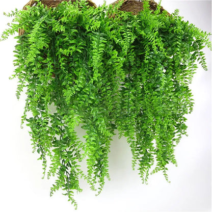 1/2PCS Green Artificial Plants Christmas Home Garden Bedroom Balcony Desktop Table Bonsai Wedding Party Decor Fake Plastic Grass