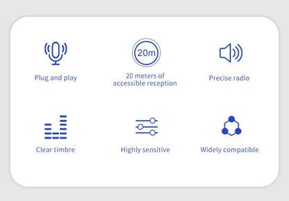 Basix 2.4G Wireless Lavalier Microphone Portable Audio Video Recording Mini Mic for iPhone Android Live Broadcast Gaming Phone