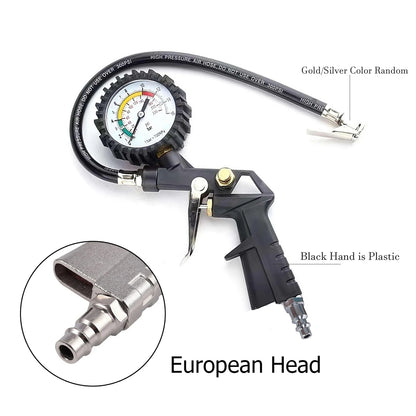 Tire Pressure Car Gun Tyre Monitor Gauge Tester Digital Gauges Automotive Tools Tool Air Meter Tires Workshop Manometer Repair