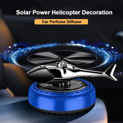 Helicopter Styling Solar Car air freshener Car Interior Decor Aromatherapy Car accessories Propeller rotary perfume diffuser