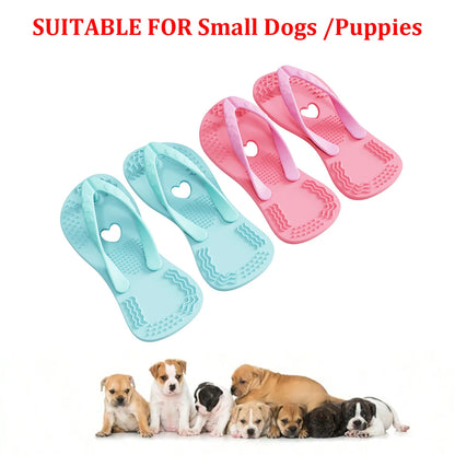 Slippers shaped puppy teething toy, simulated chewing remote control toy, relieves boredom and stimulates puppy teething toy